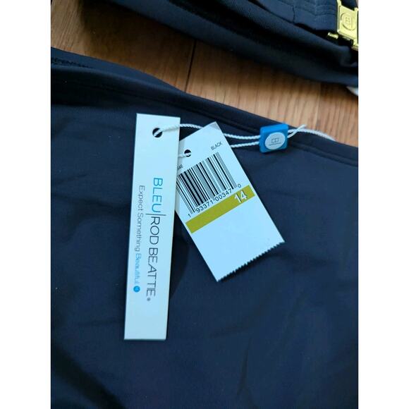 Bleu Rod Beattie Swimsuit Bikini 2pc Set Sz 14 Top & Bottom NEW $170+ - Picture 3 of 3